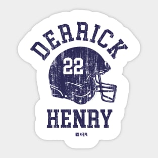 Derrick Henry Tennessee Helmet Font Sticker